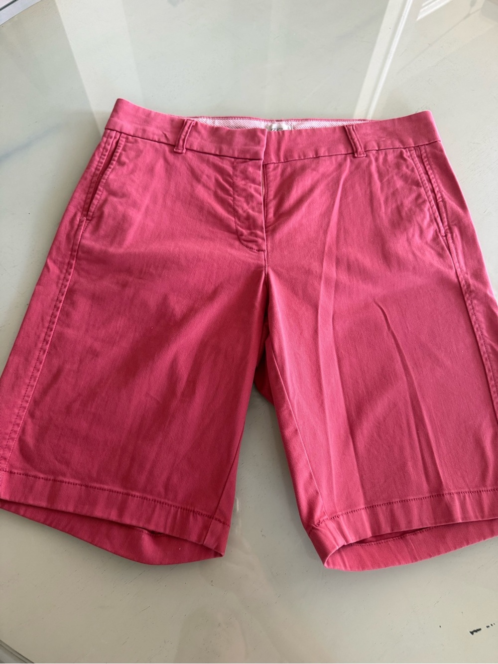 J. Crew Pink Chino Bermuda Shorts